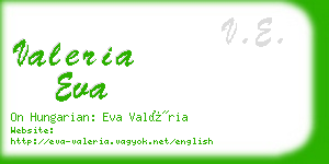 valeria eva business card